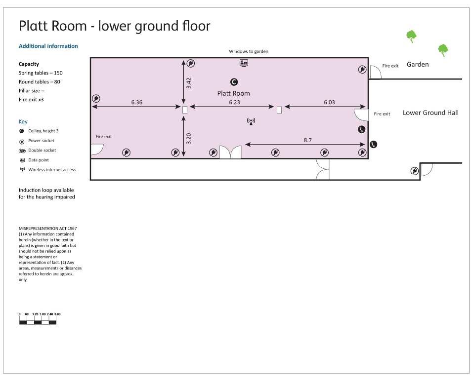 Platt room plan