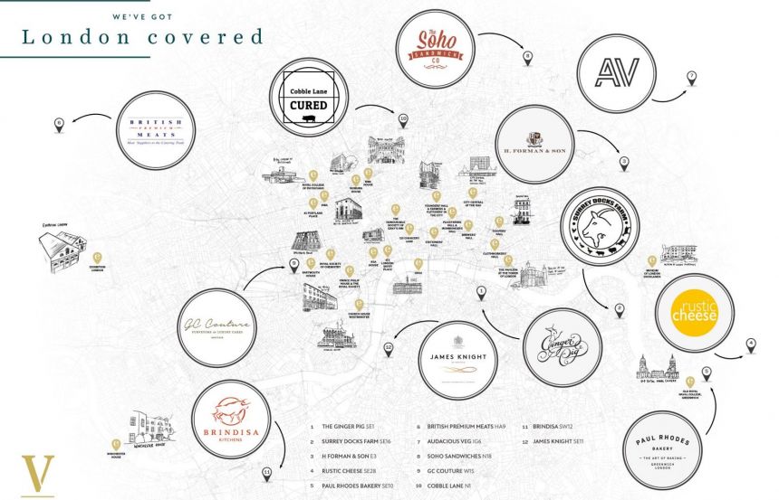 Suppliers map