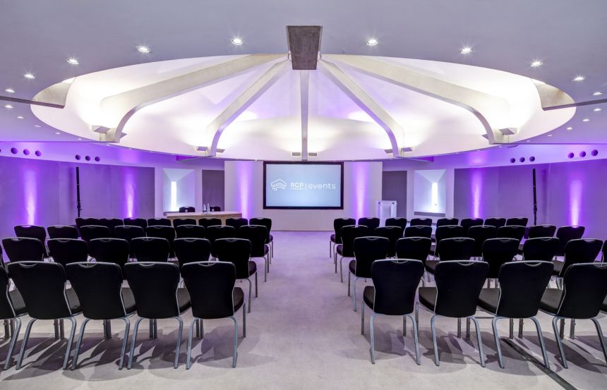 Council Chamber at RCP London Events, theatre setup