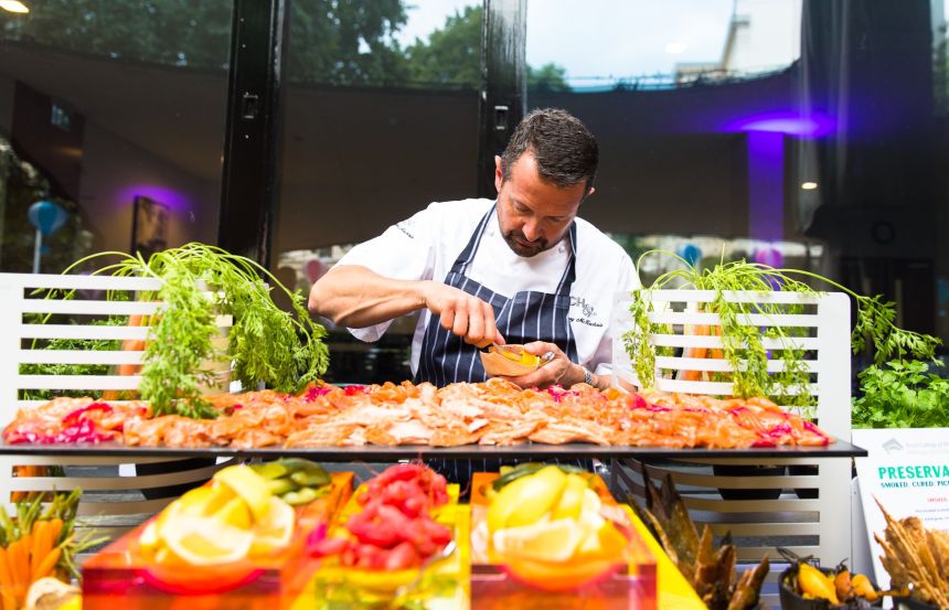 Interactive Food Stalls, new summer event package at RCP London Events