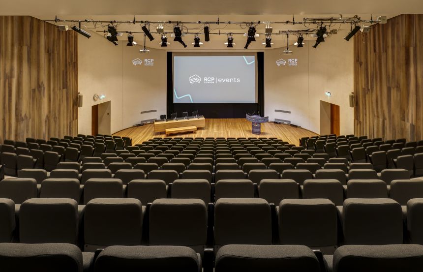 Wolfson Theatre at RCP London Events, auditorium for hire in Central London