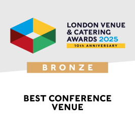 RCP London Events wins Bronze for 'Best Conference Venue' at the London Venue & Catering Awards 2025